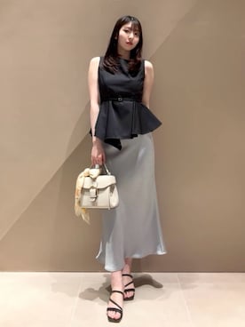 「FRAY I.D（フレイアイディー）のアイテム（トップス）」を使った、FRAY I.Dさん（レディース・163cm）の春コーディネート