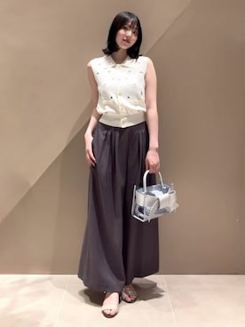 「FRAY I.D（フレイアイディー）のアイテム」を使った、FRAY I.Dさん（レディース・163cm）の春コーディネート
