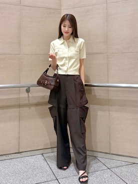 「FRAY I.D（フレイアイディー）のアイテム（トップス）」を使った、FRAY I.Dさん（レディース・160cm）の春コーディネート