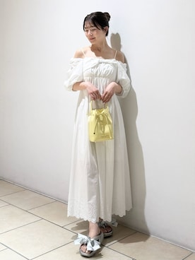 「FRAY I.D（フレイアイディー）のアイテム」を使った、FRAY I.Dさん（レディース・158cm）の春コーディネート