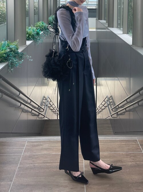 FRAY I.D リボンデザインウェッジソールミュール38サイズ FRAY I.D