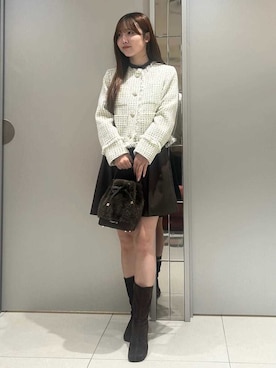 「FRAY I.D（フレイアイディー）のアイテム」を使った、FRAY I.Dさん（レディース・155cm）の夏コーディネート