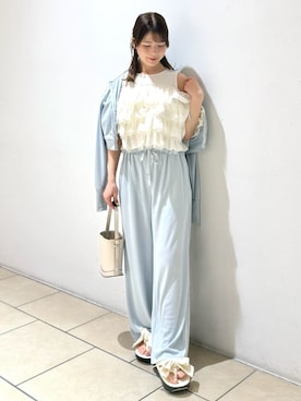 「FRAY I.D（フレイアイディー）のアイテム（トップス）」を使った、FRAY I.Dさん（レディース・158cm）の春コーディネート