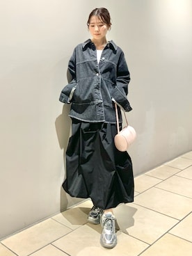 「コラボレーションアイテム」｜FRAY I.Dさん（レディース・158cm）の冬コーディネート