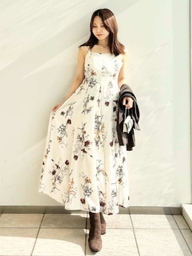 「アイテム（財布）」を使った、FRAY I.Dさん（レディース・159cm）の夏コーディネート