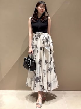「プリント」｜FRAY I.Dさん（レディース・163cm）の春コーディネート
