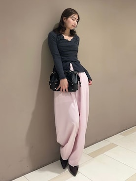 「FRAY I.D（フレイアイディー）のアイテム」を使った、FRAY I.Dさん（レディース・165cm）の秋コーディネート