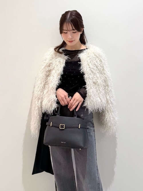 ECOPELショートファーコート（ブルゾン）｜FRAY I.D（フレイアイディー