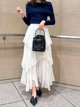 「FRAY I.D（フレイアイディー）のアイテム」を使った、FRAY I.Dさん（レディース・160cm）の冬コーディネート