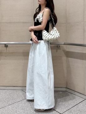 「FRAY I.D（フレイアイディー）のアイテム（トップス）」を使った、FRAY I.Dさん（レディース・161cm）の春コーディネート