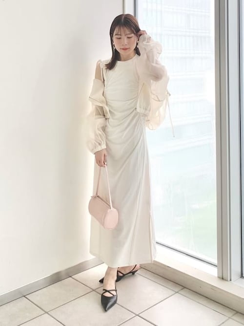 PUMA】パイピングデザインギャザーカットドレス（ワンピース