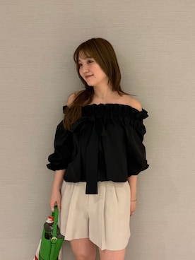 「FRAY I.D（フレイアイディー）のアイテム（バッグ）」を使った、FRAY I.Dさん（レディース・159cm）の春コーディネート