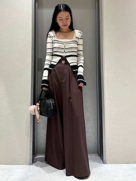 「アイテム（アンサンブル）」を使った、FRAY I.Dさん（レディース・161cm）の秋コーディネート