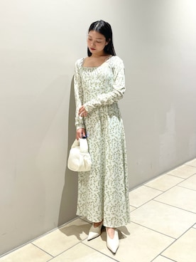 「秋先取りコーデ」｜「アイテム（ハンドバッグ）」を使った、FRAY I.Dさん（レディース・148cm）の冬コーディネート