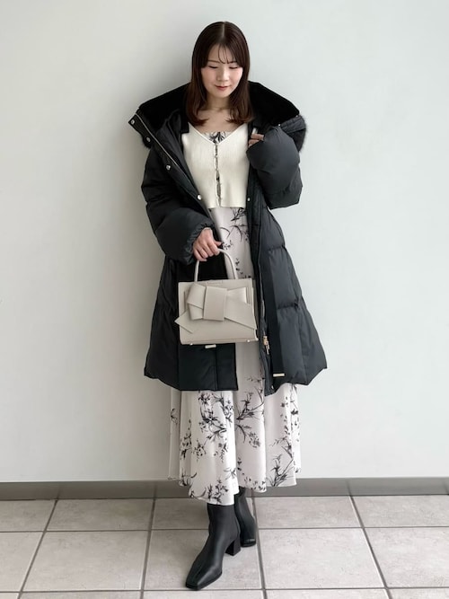 フードファーロングダウンコート（ダウンジャケット/コート）｜FRAY