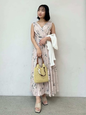 「アイテム（キーホルダー）」を使った、FRAY I.Dさん（レディース・159cm）の夏コーディネート