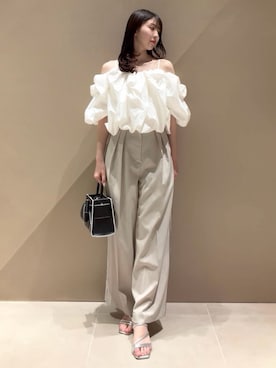 「FRAY I.D（フレイアイディー）のアイテム（トップス）」を使った、FRAY I.Dさん（レディース・163cm）の春コーディネート