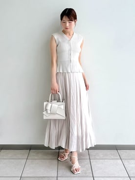 「イエベ」｜「アイテム（ワンピース/ドレス）」を使った、FRAY I.Dさん（レディース・158cm）の夏コーディネート