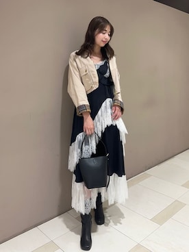 「FRAY I.D（フレイアイディー）のアイテム（ジャケット/アウター）」を使った、FRAY I.Dさん（レディース・165cm）の秋コーディネート