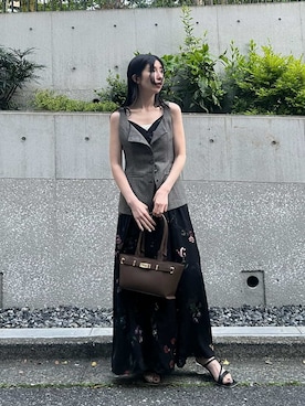 「FRAY I.D（フレイアイディー）のアイテム」を使った、FRAY I.Dさん（レディース・161cm）の春コーディネート