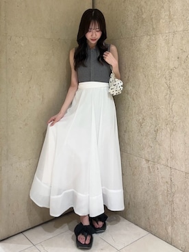 「FRAY I.D（フレイアイディー）のアイテム（バッグ）」を使った、FRAY I.Dさん（レディース・160cm）の春コーディネート