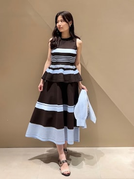 「FRAY I.D（フレイアイディー）のアイテム」を使った、FRAY I.Dさん（レディース・165cm）の春コーディネート