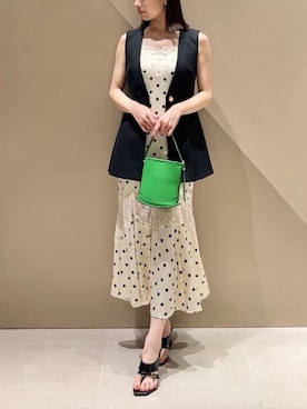 「FRAY I.D（フレイアイディー）のアイテム（ワンピース/ドレス）」を使った、FRAY I.Dさん（レディース・165cm）の夏コーディネート
