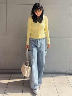 「FRAY I.D（フレイアイディー）のアイテム」を使った、FRAY I.Dさん（レディース・156cm）の冬コーディネート