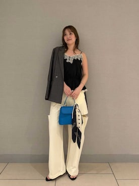 「FRAY I.D（フレイアイディー）のアイテム（トップス）」を使った、FRAY I.Dさん（レディース・159cm）の春コーディネート