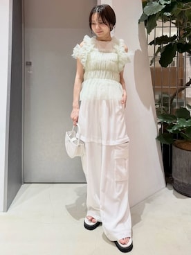 「FRAY I.D（フレイアイディー）のアイテム」を使った、FRAY I.Dさん（レディース・159cm）の春コーディネート