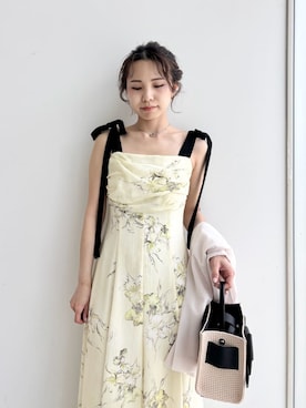 「イエベ」｜「アイテム（ジャケット/アウター）」を使った、FRAY I.Dさん（レディース・159cm）の春コーディネート