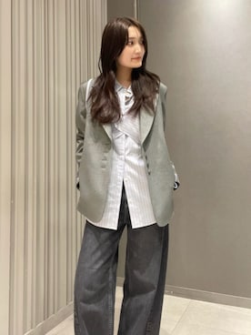 「コラボレーションアイテム」｜FRAY I.Dさん（レディース・164cm）の冬コーディネート