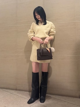 「アイテム（キーケース/キーアクセサリー）」を使った、FRAY I.Dさん（レディース・155cm）の秋コーディネート