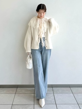 「FRAY I.D（フレイアイディー）のアイテム」を使った、FRAY I.Dさん（レディース・158cm）の秋コーディネート