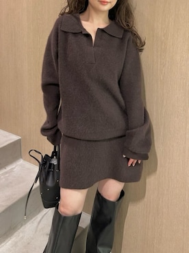 「FRAY I.D（フレイアイディー）のアイテム」を使った、FRAY I.Dさん（レディース・150cm）の秋コーディネート