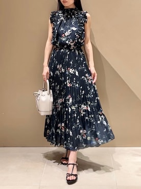 「フレアスカート」｜FRAY I.Dさん（レディース・165cm）の春コーディネート