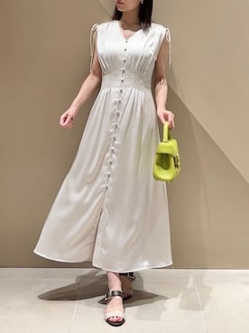 「FRAY I.D（フレイアイディー）のアイテム（ワンピース/ドレス）」を使った、FRAY I.Dさん（レディース・165cm）の夏コーディネート