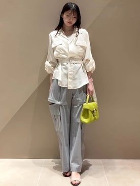 「FRAY I.D（フレイアイディー）のアイテム（トップス）」を使った、FRAY I.Dさん（レディース・163cm）の春コーディネート