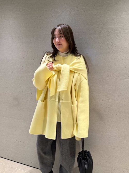 セール】ウールシルクリブニットハイネックプルオーバー（ニット