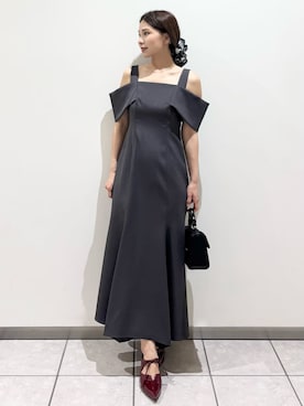 「アイテム（ドレス）」を使った、FRAY I.Dさん（レディース・159cm）の夏コーディネート