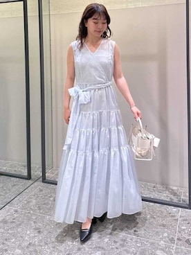 「FRAY I.D（フレイアイディー）のアイテム（ワンピース/ドレス）」を使った、FRAY I.Dさん（レディース・153cm）の夏コーディネート