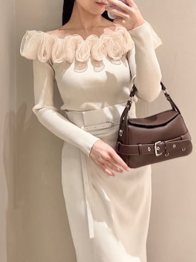 「FRAY I.D（フレイアイディー）のアイテム」を使った、FRAY I.Dさん（レディース・165cm）の冬コーディネート