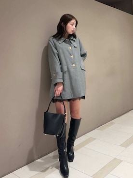 「FRAY I.D（フレイアイディー）のアイテム（パンツ）」を使った、FRAY I.Dさん（レディース・165cm）の秋コーディネート