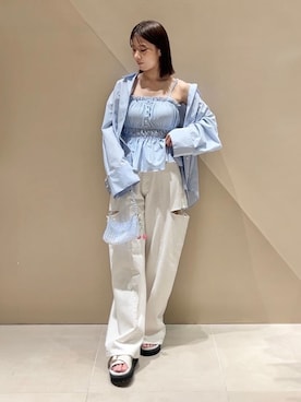 「FRAY I.D（フレイアイディー）のアイテム」を使った、FRAY I.Dさん（レディース・165cm）の春コーディネート