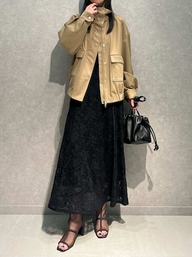 「FRAY I.D（フレイアイディー）のアイテム」を使った、FRAY I.Dさん（レディース・161cm）の冬コーディネート