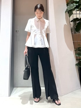 「FRAY I.D（フレイアイディー）のアイテム」を使った、FRAY I.Dさん（レディース・158cm）の春コーディネート