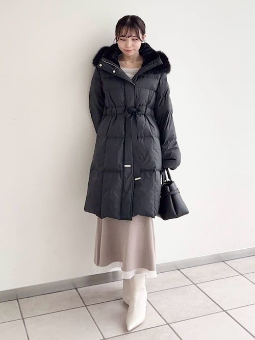 フードファーロングダウンコート（ダウンジャケット/コート）｜FRAY
