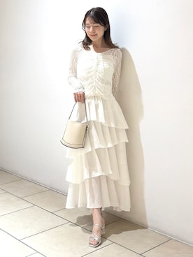 「FRAY I.D（フレイアイディー）のアイテム（トップス）」を使った、FRAY I.Dさん（レディース・158cm）の春コーディネート