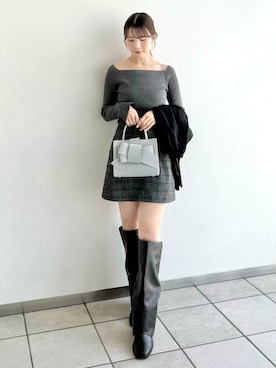 「FRAY I.D（フレイアイディー）のアイテム」を使った、FRAY I.Dさん（レディース・158cm）の秋コーディネート