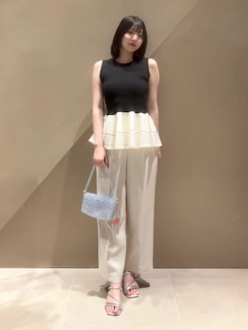 「FRAY I.D（フレイアイディー）のアイテム」を使った、FRAY I.Dさん（レディース・163cm）の春コーディネート